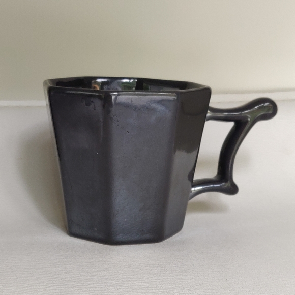 Starbucks Holiday 2013 Silver Metallic Gray Octagon Mug - Picture 6 of 6